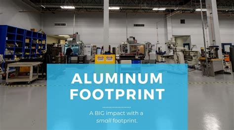 semi made aluminum footprint